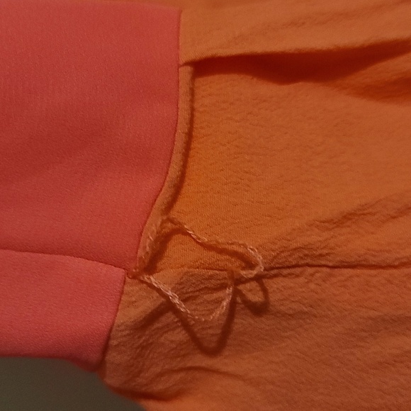 Madewell Neon Pink Coral Bungalow Shift 60s Inspired  Mini Dress sz XS GUC - Picture 8 of 10